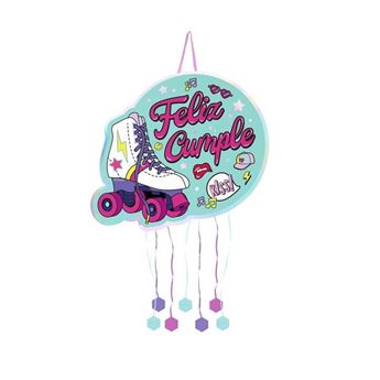 Imagen de Piñata Feliz Cumple Patines cartón (46cm)