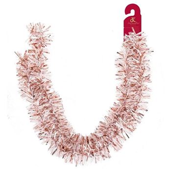 Imagens de Espumillón Rosa y Blanco (180cm x 7cm)