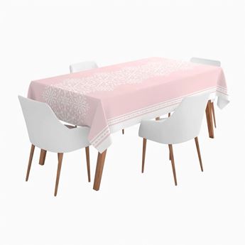 Imagens de Mantel Navideño Rosa papel Impermeable (1.4m x 2.2m)