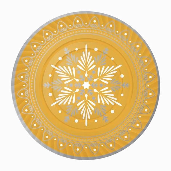 Picture of Bandeja Dorada Redonda cartón 30cm