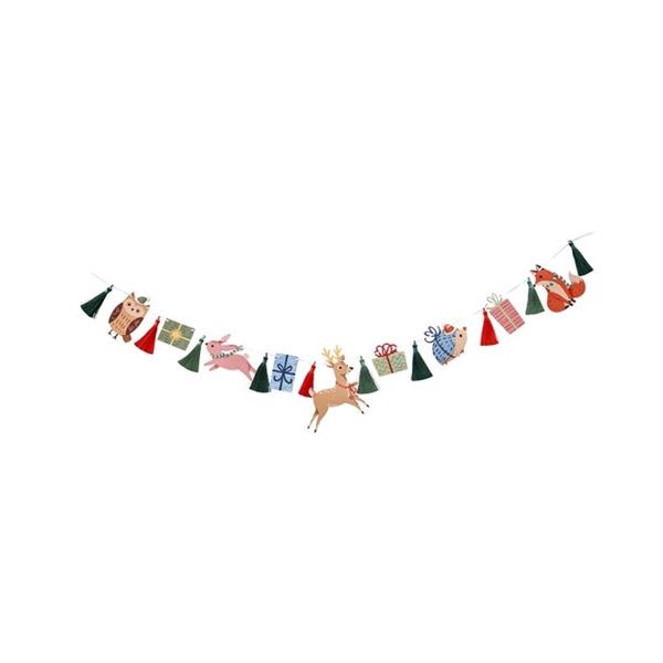 Imagens de Guirnalda Colgante Bosque Navideño papel (2m)