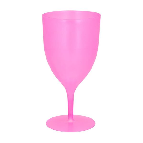 Picture of Vaso Rosa Copa Plástico Reutilizable 350ml