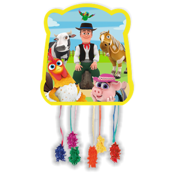 Imagens de Piñata La Granja de Zenón Cartón 33cm
