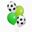 Picture of Kit Globos Látex Fútbol 30cm (8 uds.)