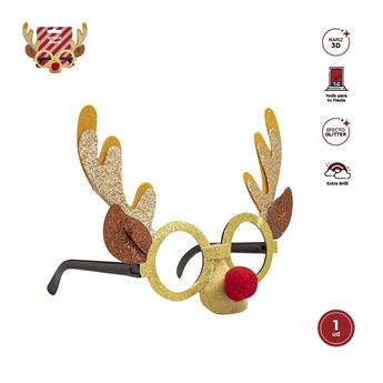 Picture of Gafas Navideñas Reno con Nariz