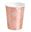 Picture of Vasos Copos de Nieve Rosa Dorado cartón 270cc (6 uds.)