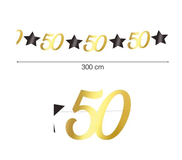Imagens de Guirnalda 50 Cumpleaños Estrellas (3m)