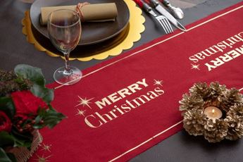 Picture of Camino de Mesa Rojo Chic Merry Christmas (3m)