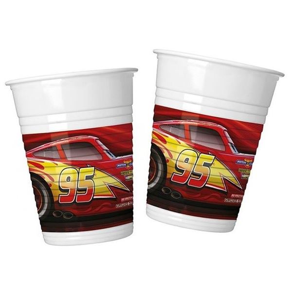 Imagens de Vasos Cars La Leyenda plástico 200ml (8 uds.)
