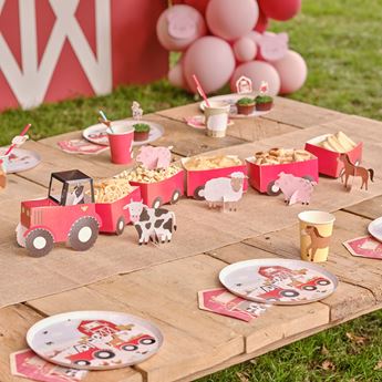  Peppa Pig Suministros y Decoración para Fiesta de Cumpleaños  Pack Para 16: Platos, Servilletas, Vasos, Manteles, Pancartas, Bolsas Kraft  y Globos : Juguetes y Juegos