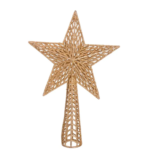 Imagens de Estrella Tope Árbol Navideño Oro (27cm)