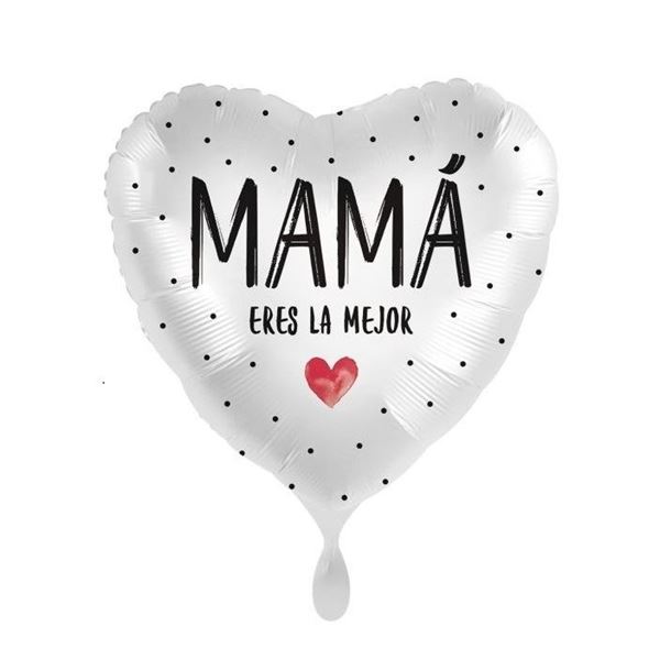 Picture of Globo Corazón Mamá Eres la Mejor (43cm)