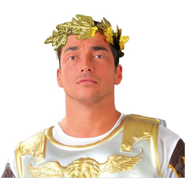 Imagens de Corona laurel dorada disfraz romano emperador
