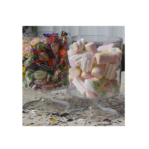 Imagen de Bol Vaso Cilíndrico Transparente Candy Bar 12.5cm x 12cm
