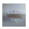 Picture of Soporte para Tarta Pasteles Transparente Candy Bar Plástico con Tapa (20,5cm)