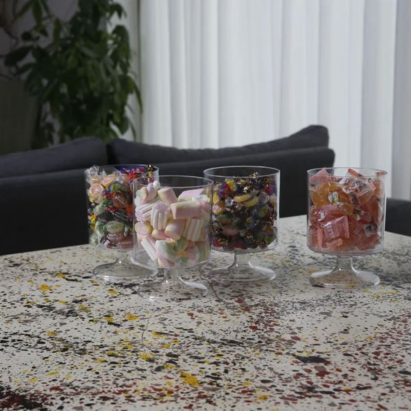 Picture of Bol Vaso Cilíndrico Transparente Candy Bar 12.5cm x 12cm