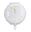 Imagen de Globo Reloj Blanco Foil (45cm)