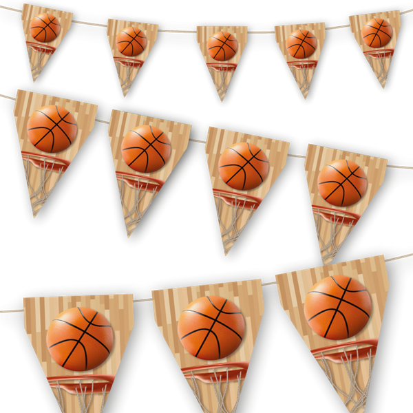 Imagens de Banderín Baloncesto papel (3m)