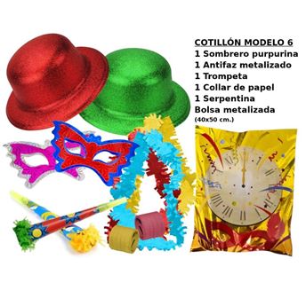 Imagens de Cotillón Fiesta Reloj Metalizada (40x50cm)