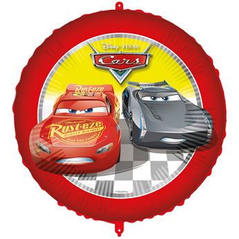 Imagen de Globo Cars Disney con Cinta y Peso (45cm)