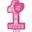 Picture of Piñata Primer Cumple Rosa (55cm)