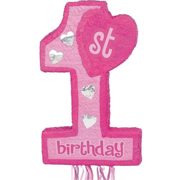 Picture of Piñata Primer Cumple Rosa (55cm)