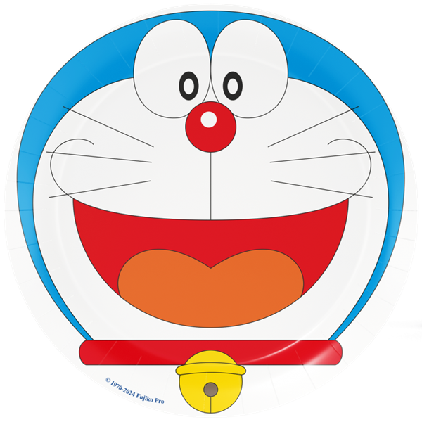 Imagens de Platos del Gato Doraemon cartón 23cm (8 unidades)