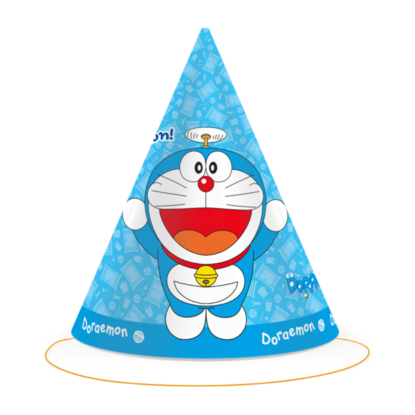 Imagens de Gorros Cono Doraemon cartón (6 unidades)