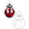Imagens de Invitaciones Star Wars BB8 (6 unidades)