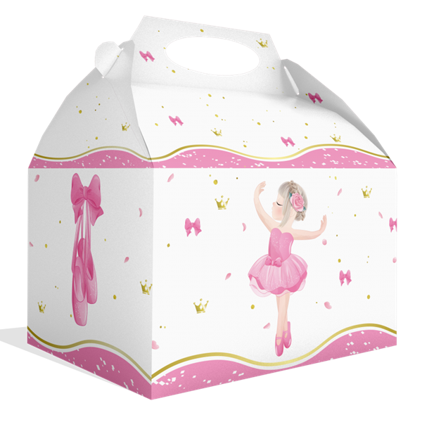 Imagens de Caja Chuches Ballet Cumple cartón