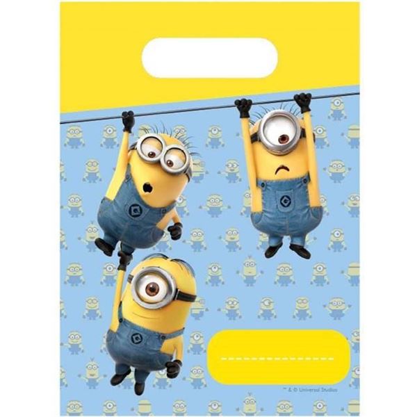Picture of Bolsas Chuches Minions plástico (6 unidades)