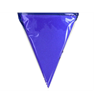 Imagen de Banderín Azul Glitter cartón 20cm x 16cm (6m)