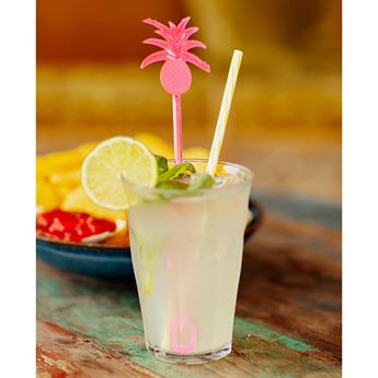 Imagens de Agitadores Tropicales con Forma de Piña (12uds)