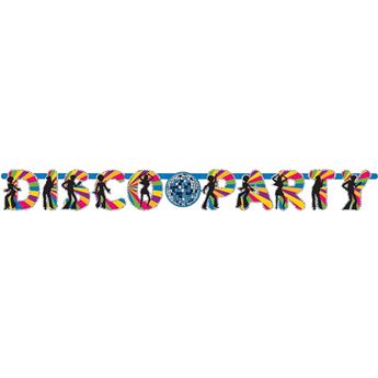 Imagen de Guirnalda Letras Disco Party (168cm)