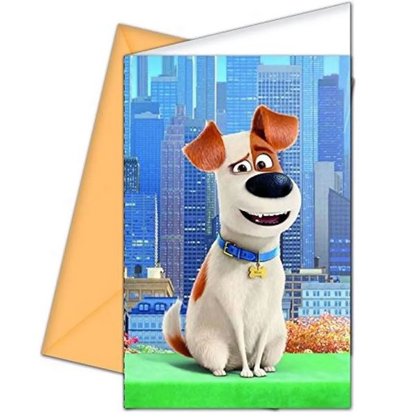 Imagens de Invitaciones Mascotas (6 unidades)