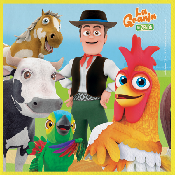 Imagen de Servilletas La Granja de Zenón papel (20 unidades)