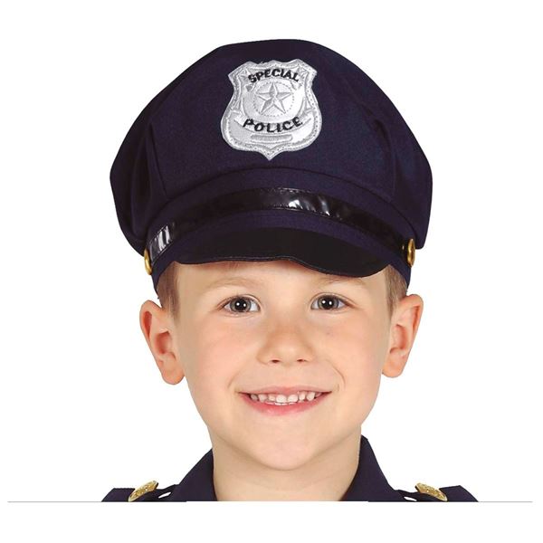 Picture of Gorra Policía Infantil Tela