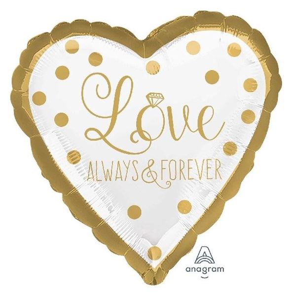 Imagen de Globo Love Always & Forever (45cm)