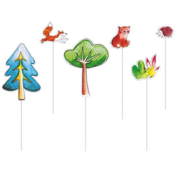 Picture of Toppers Animales del Bosque Infantil (6 unidades)
