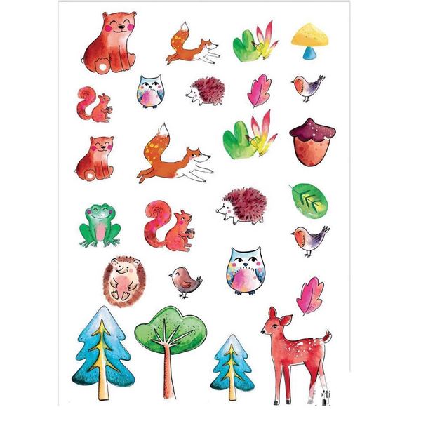 Picture of Tatuajes Animales del Bosque Infantil (25 unidades)