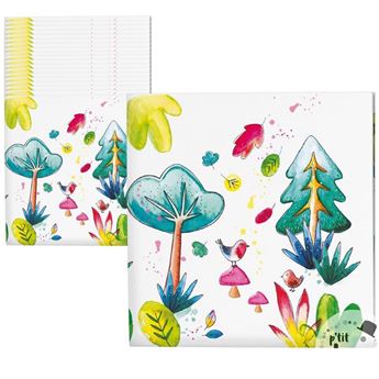 Imagen de Servilletas Animales del Bosque Infantil papel 33cm (20 unidades)