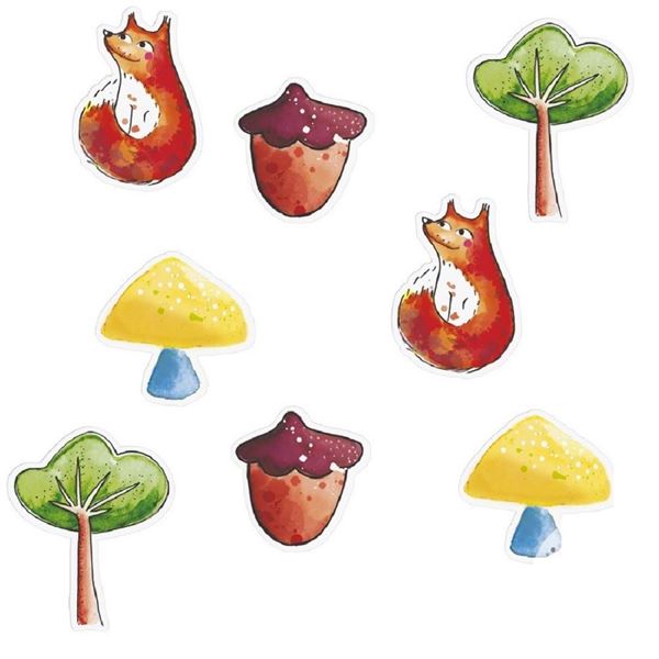 Imagen de Confeti Animales del Bosque Infantil cartón (40 unidades)