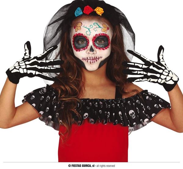 Picture of Guantes Esqueleto infantil 22cm