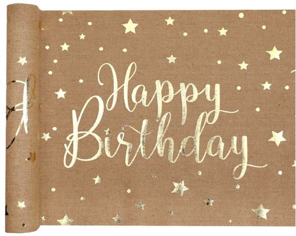 Picture of Camino de Mesa Happy Birthday Kraft (5m)