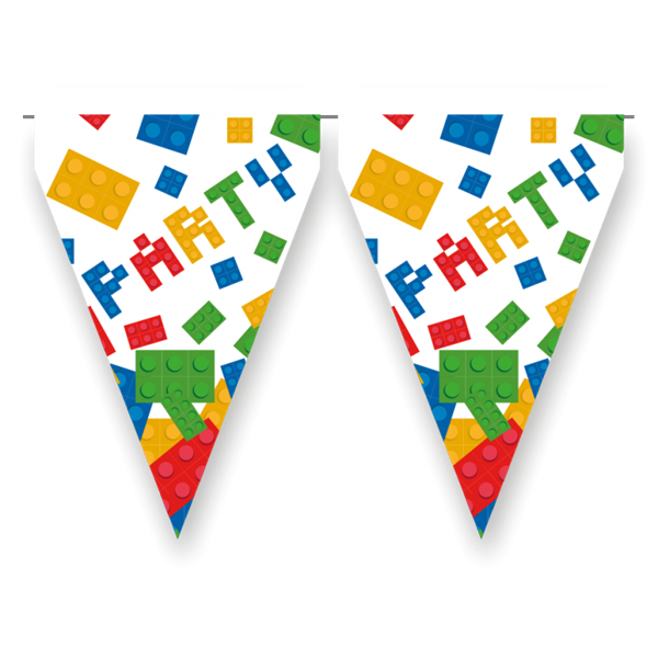 Imagens de Banderín LEGO Bloques papel (3m)
