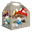Imagen de Caja Los Pitufos cartón 16x10x16cm (1 unidad)