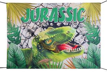 Imagens de Telón Decorativo Dinosaurio Jurassic 210x150 cm