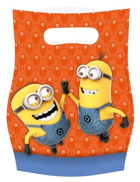 Picture of Bolsas Chuches Minions Despicable Me plástico (6 unidades)