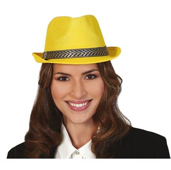 Imagen de Sombrero Gangster Amarillo Fiesta