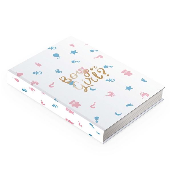 Imagen de Libro Firmas Baby Shower Niño o Niña 22cm x 15cm